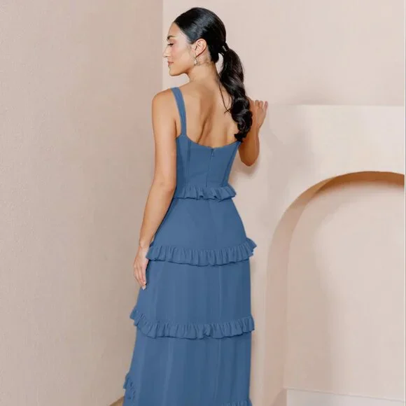 Revelry | Dresses | Revelry Sloane Chiffon Dress | Poshmark